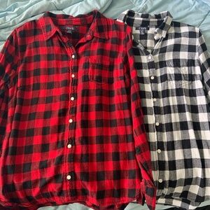 Long sleeve flannel shirts